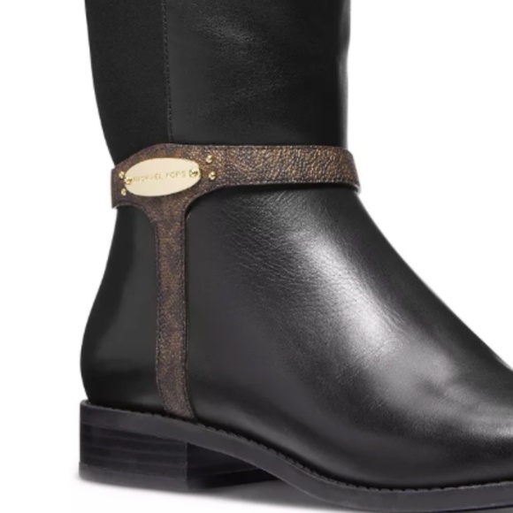 New Michael Kors Finley Wide-Calf Riding Boots - Picture 6 of 6